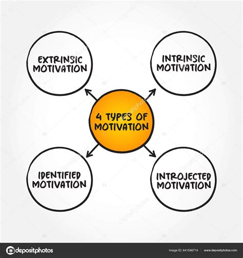 Types Motivation Mind Map Concept Presentations Reports Vektor Stok