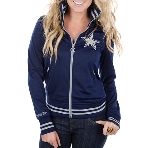 Dallas Cowboys Womens Mitchell And Ness Vintage Track Jacket Womens 20