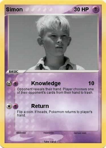 Pokémon Simon 796 796 Knowledge My Pokemon Card