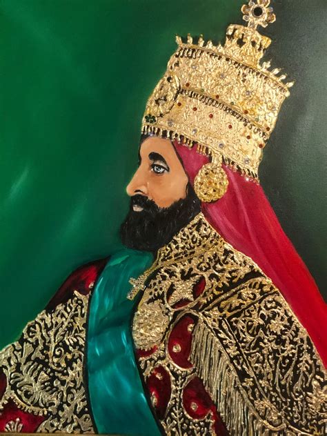 Emperor Haile Selassie Art Fawaz Arts