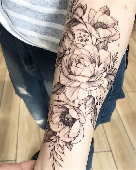 What Kind Of Flower Is This Arm Tattoo Forearm Flower Tattoo