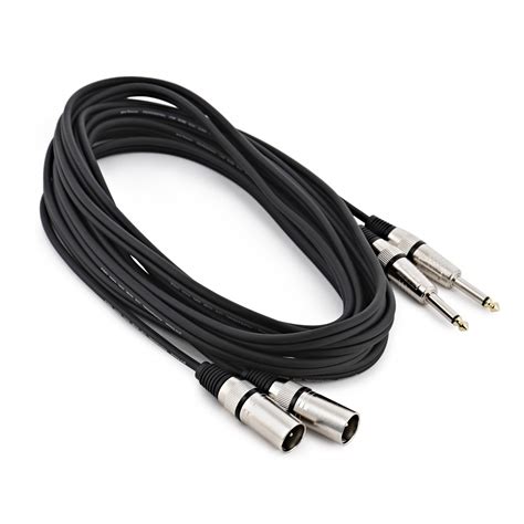 Essentials Dual XLR To Dual Jack Cable 6m At Gear4music