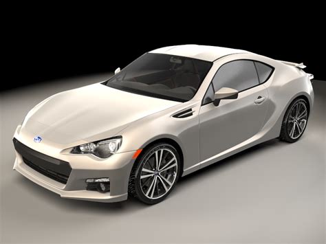 Subaru Brz Modelo D Ds Max Fbx Obj Free D