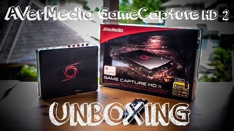 AVerMedia Game Capture HD 2 Unboxing Review YouTube