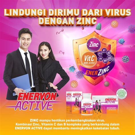 Jual Enervon Active Vitamin C Dan B Complex Suplement Produktivitas Isi