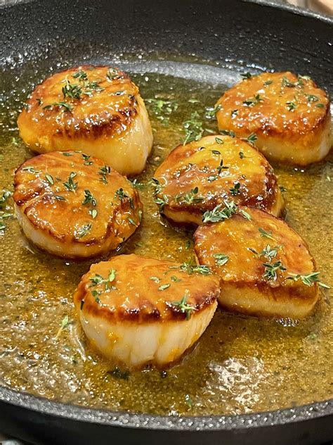 Scallops With Citrus Ginger Sauce Evening With A Sandwich