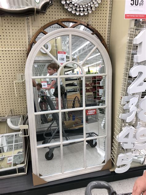 Hobby Lobby Arch Mirror fro Dining Room | Window mirror decor, Arched