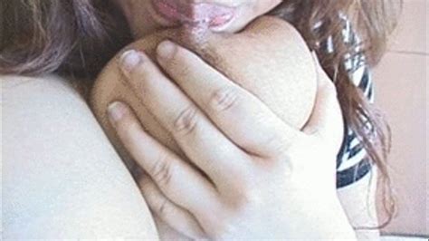 Fat Mistress Sucks Her Own Massive Tits While Masturbating Part Low Quality Japanese AV