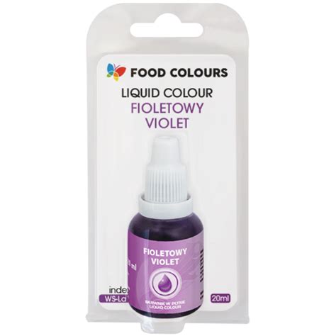 20 ml FIOLETOWY BARWNIK W PŁYNIE WS LA11 FOOD COLOURS