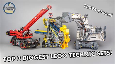 Top 3 Biggest Lego Technic Sets Compared 2019 Youtube