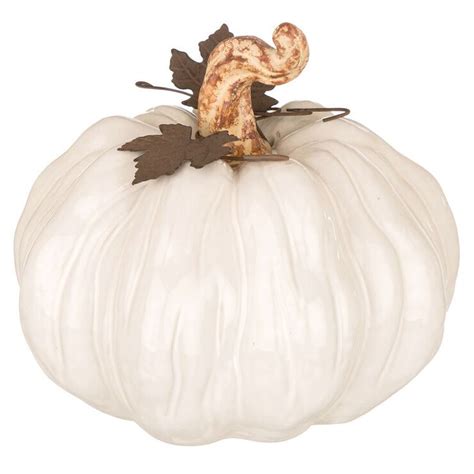 White Ceramic Pumpkin White Ceramic Pumpkins White Ceramics