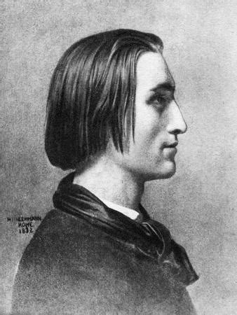 Franz Liszt Portrait Giclee Print Henri Lehmann Art