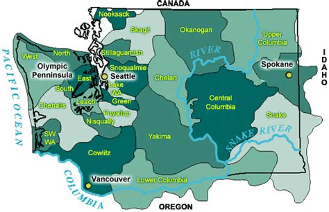 USGS Washington Water Science Center Washington State River Basins