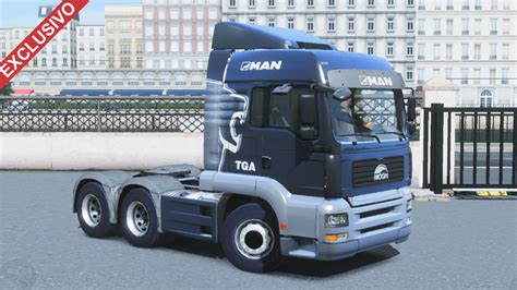 Skin Man Tga Preto E Cinza Truckers Of Europe Exclusivo Skins