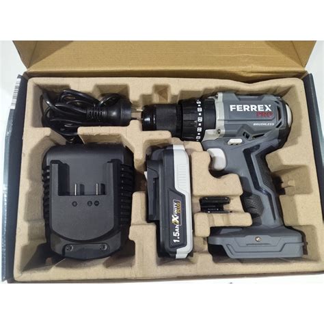 ASS Ferrex Pro Cordless Brushless Hammer Drill Kit Shopee Philippines