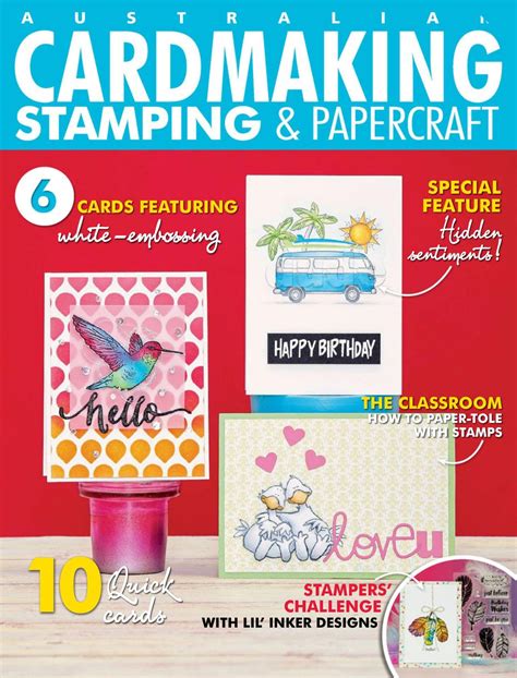 Australian Cardmaking Stamping Papercraft Volume Digital