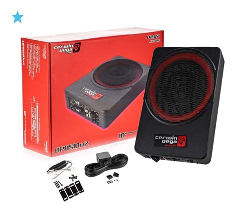 Subwoofer Plano Amplificado Cerwin Vega Vpas Para Auto Meses Sin