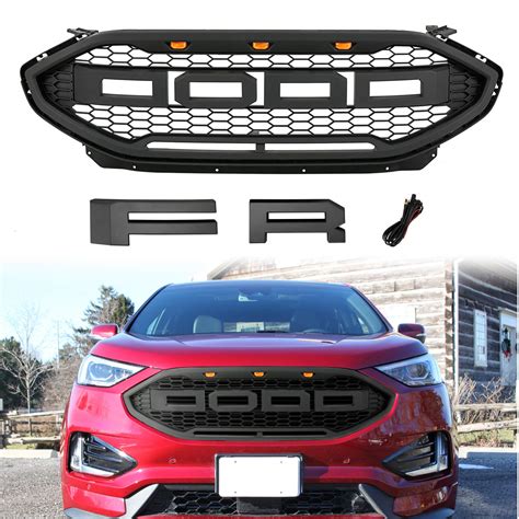 Front Grill For Ford Edge 2019 Raptor Style Grill With F R Letters