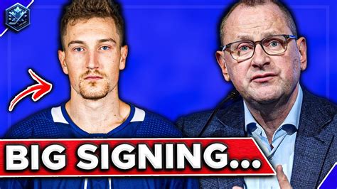 Breaking Leafs Make Surprising Signing This Is Perfect Toronto