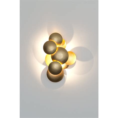 Holl Nder Bolladaria Piccolo Wandleuchte Led Gold K Lampe De