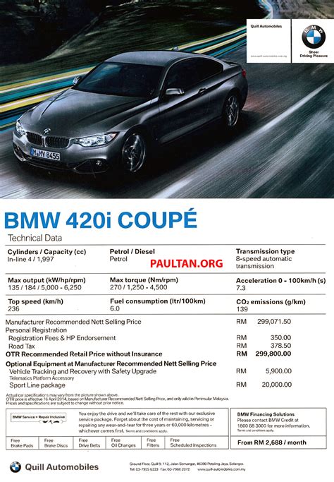 Bmw I Coupe Msia Pricelist Paul Tan S Automotive News