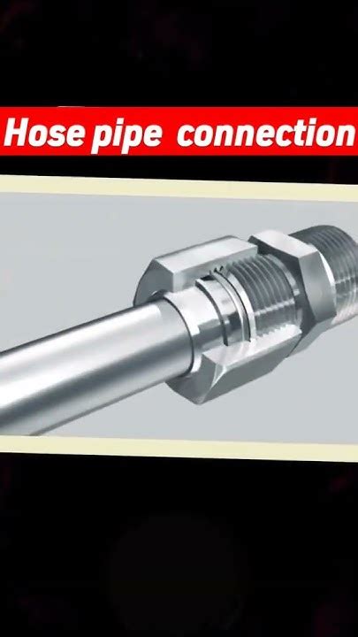 Animation Of Hydraulic Hose Pipe Connection Shorts Viral Hosepipe