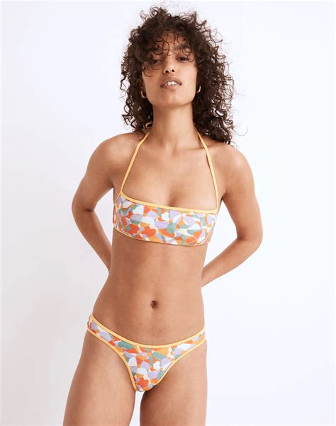 Madewell X OOKIOH Casablanca Bikini Bottom In Floral Print