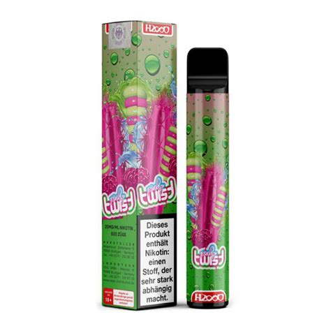 Hasso Vape Einweg E Shisha E Zigarette Mit Nikotin Pinky Twist Von