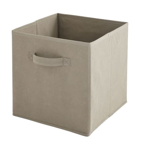 Er Set Faltbare Aufbewahrungsboxen Aus Vliesstoff Taupe X X Cm