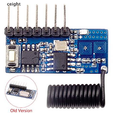 Ceight 1Pc 433mhz Rf Receiver Learning Code Decoder Module 4 Channel