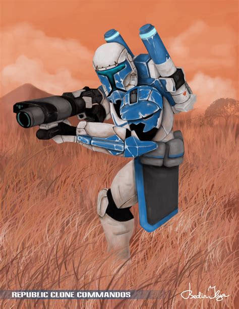 Star Wars Republic Commando Hope Squad Blue By Foxbatmit On Deviantart