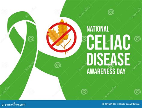 National Celiac Disease Awareness Day Vector Illustration Stock Vector