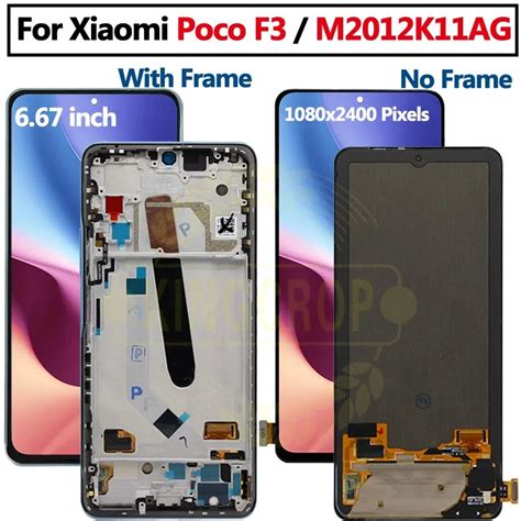 Super Amoled For Xiaomi Poco F M K Ag Lcd Display Screen