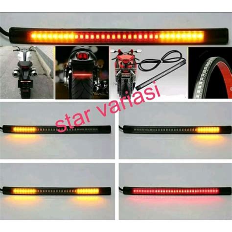 Jual Lampu Led Stop Rem Strip In Sen Sein Cm Fleksibel Drl