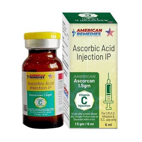 Ascorbic Acid Injection Ip Mg Ml Ascorcan C Injection G