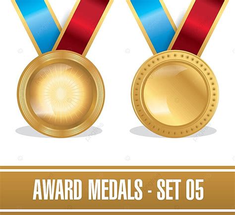 Vector Award Medals Vector Horizontal Blue Vector Vector Horizontal