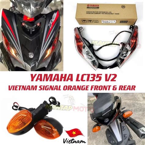 Yamaha Cutting Vietnam Lc Lc V Vietnam Signal Orange Front Rear