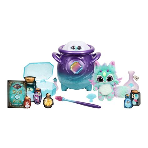 Magic Mixies Magical Real Misting Purple Cauldron With Interactive 8