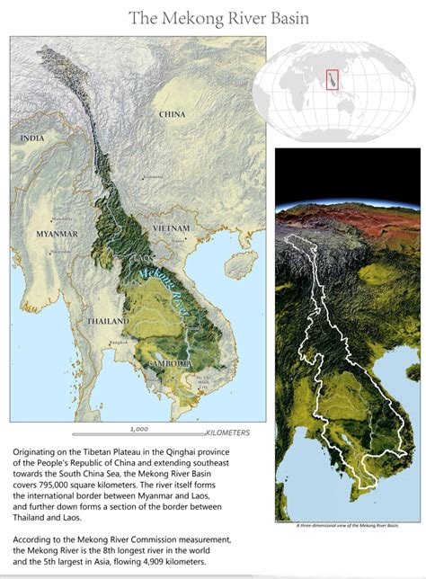 Created this map of the Mekong River Basin last year for my Cartography ...