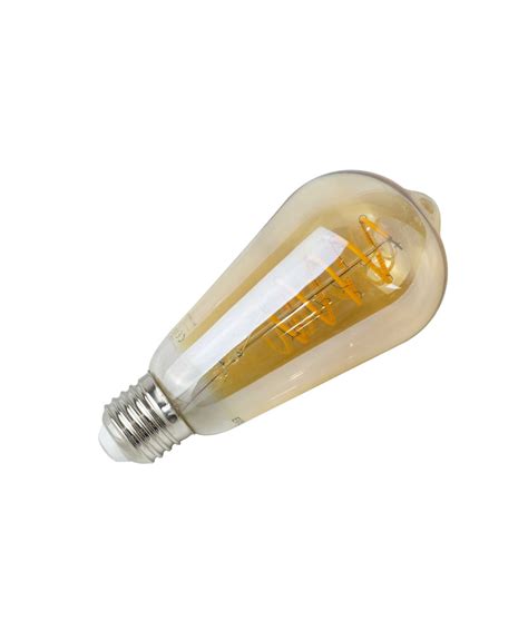 Ampoule Tokyo Led E W Edison Filament Spirale St Ambr E Blanc