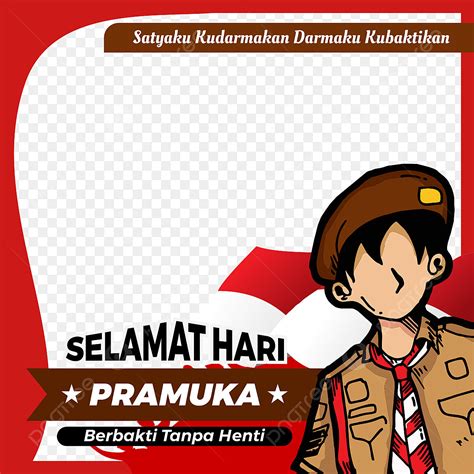 Gambar Twibbon Pramuka Selamat Hari Bersama Anak Pramuka Twibbon