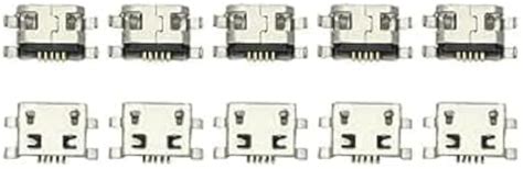 Micro Usb Type B Female Socket Degree Pin Smd Smt Jack Connector