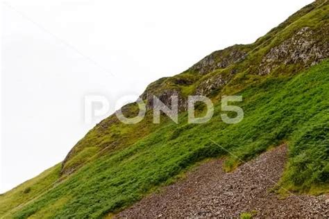 Spectacular view of the Giant's Causeway and Causeway Coast, the result ...