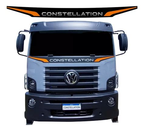 Faixa Adesiva Constellation Caminh O Volkswagen Laranja Frete Gr Tis