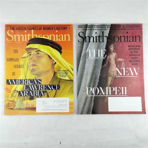 2 Smithsonian Magazines 2019 Mar Americas Lawrence Of Arabia Sep The New Pompeii Ebay