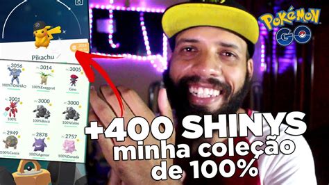 400 SHINYS Minha coleção de Shiny Pokémon 100 e os mais RAROS que