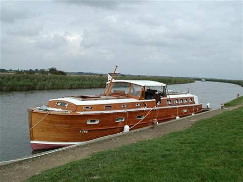 A Unique Broom Admiral River And Sea Going Cruiser 43 Foot Commissioned