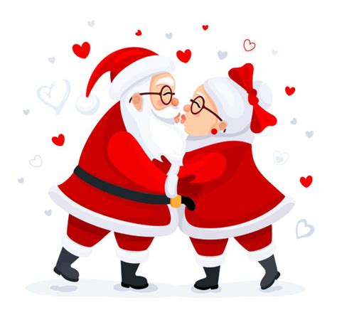 90+ Santa Claus Kissing Mrs Claus Christmas Stock Photos, Pictures ...