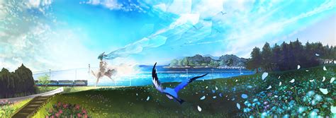 Anime Scenery Wallpaper - WallpaperSafari