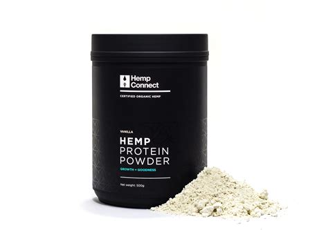 Hemp Connect Vanilla Hemp Protein Powder Gourmet Food And Drink